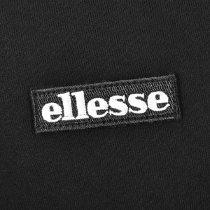 Image number 4 for Ellesse Pelegrini Quarter Zip Sweatshirt Black