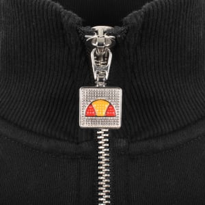 Image number 5 for Ellesse Pelegrini Quarter Zip Sweatshirt Black