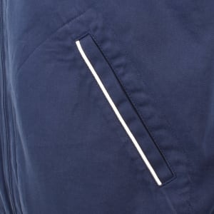 Image number 4 for Ralph Lauren Lined Bomber Jacket Navy