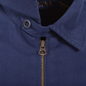 Image number 5 for Ralph Lauren Lined Bomber Jacket Navy