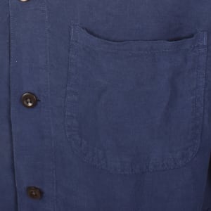 Image number 4 for Ralph Lauren Linen Overshirt Navy