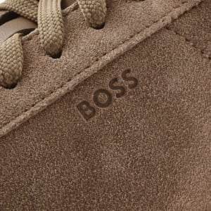 Image number 4 for BOSS Kieran Tennis Trainers Beige