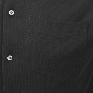 Image number 4 for Tommy Hilfiger Open Knit Polo Black