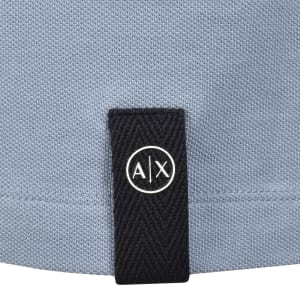 Image number 4 for Armani Exchange Short Sleeved Polo Blue