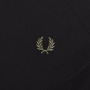 Image number 4 for Fred Perry Tennis Grip Taped T Shirt Black