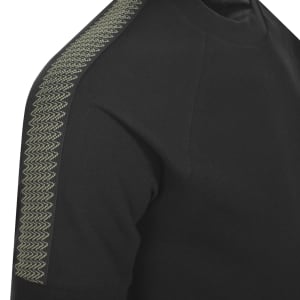 Image number 5 for Fred Perry Tennis Grip Taped T Shirt Black