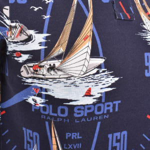 Image number 4 for Ralph Lauren Sailboat Short Sleeved Polo Navy