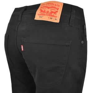 Image number 4 for Levis 511 Slim Fit All Seasons Chinos Black