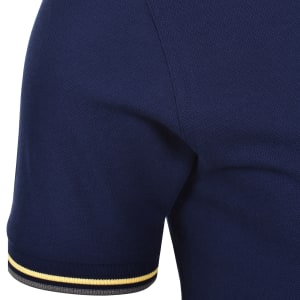Image number 5 for Fred Perry Twin Tipped Polo T Shirt Navy