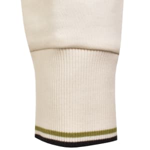 Image number 4 for Fred Perry Half Zip Sweatshirt Ecru