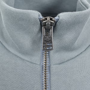 Image number 4 for Fred Perry Zip Through Sweatshirt Stockport Blue