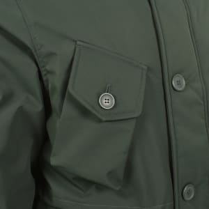 Image number 4 for Fred Perry Puffer Jacket Court Green