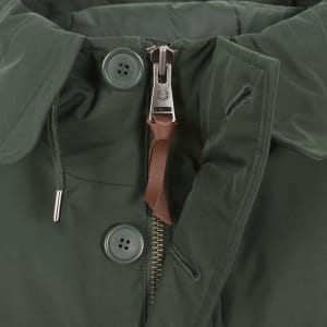 Image number 5 for Fred Perry Puffer Jacket Court Green