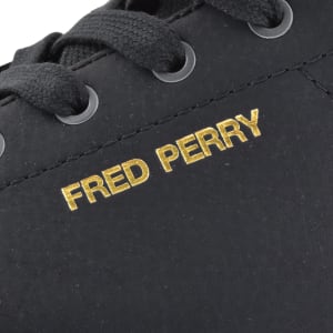 Image number 4 for Fred Perry Baseline Nubuck Trainers Navy