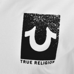 Image number 4 for True Religion Buddha Face Logo T Shirt White