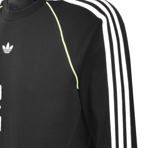 Image number 4 for adidas Originals Piping Sweatshirt Black