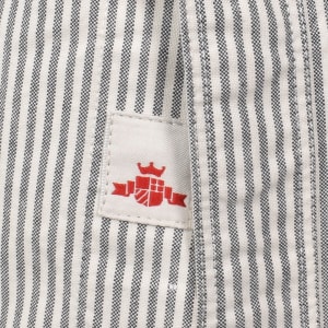 Image number 5 for Replay Striped Shirt Creamy White