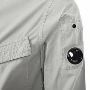 Image number 4 for CP Company Gabardine Overshirt Grey