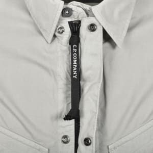 Image number 5 for CP Company Gabardine Overshirt Grey