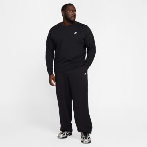 Image number 4 for Nike Club Crew Neck Tracksuit Black