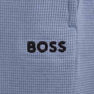 Image number 4 for BOSS Waffle Cuff Joggers Light pastel Blue
