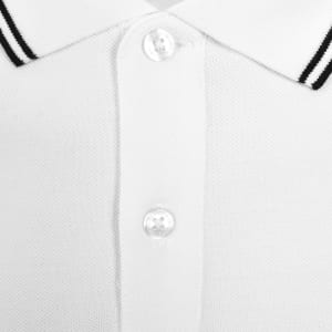 Image number 4 for Barbour International Tipped Polo T Shirt White