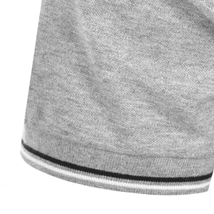 Image number 4 for Emporio Armani Short Sleeved Polo T Shirt Grey