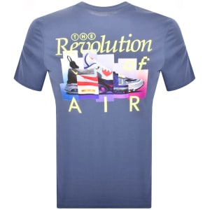 Image number 5 for Nike Sportswear Air Revolution T Shirt Blue