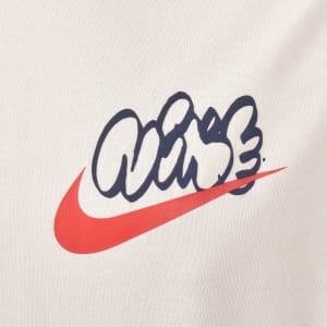 Image number 4 for Nike Solo Swoosh T Shirt Light Orewood Brown