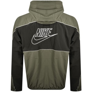 Image number 4 for Nike Club Athlete Jacket Medium Olive