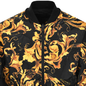 Image number 5 for Versace Jeans Couture Reversible Jacket Black