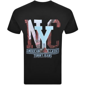 Image number 5 for Tommy Jeans Novelty Graphic T Shirt Black