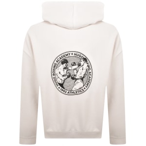 Image number 5 for HUGO Duwrestie Hoodie Cream