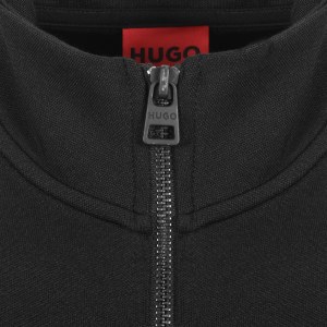 Image number 4 for HUGO Full Zip Dingmoor Sweatshirt Black