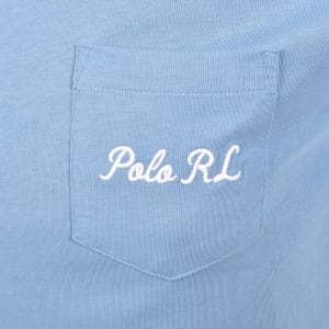 Image number 4 for Ralph Lauren Custom Slim T Shirt Blue