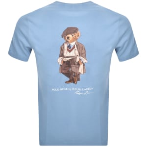 Image number 5 for Ralph Lauren Custom Slim T Shirt Blue
