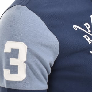 Image number 4 for Ralph Lauren Custom Slim Polo T Shirt Navy