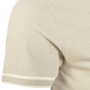 Image number 5 for Replay Short Sleeved Logo Polo T Shirt Beige