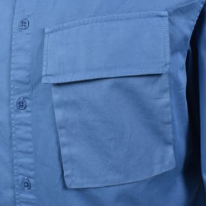 Image number 5 for Belstaff Scale Long Sleeved Shirt Blue
