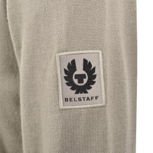 Image number 4 for Belstaff Kyle Knitted Polo Shirt Beige