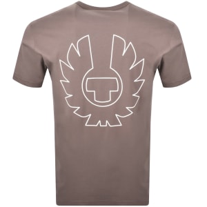 Image number 5 for Belstaff Border T Shirt Asphalt Brown