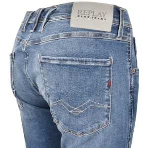 Image number 4 for Replay Anbass Slim Fit Jeans Blue
