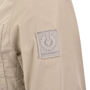 Image number 4 for Belstaff Grid Overshirt Dark Sand
