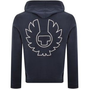 Image number 5 for Belstaff Border Hoodie Dark Ink Navy