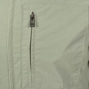 Image number 5 for Belstaff Grid Overshirt Lichen Green