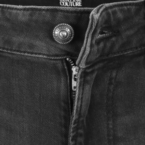 Image number 5 for Versace Jeans Couture Dundee Narrow Jeans Black