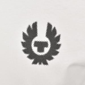 Image number 4 for Belstaff Short Sleeve Shadow Logo T Shirt Cream