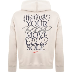 Image number 5 for Nike Solo Swoosh Hoodie Cream