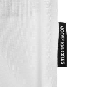 Image number 4 for Moose Knuckles Chamblee Leaf T Shirt White