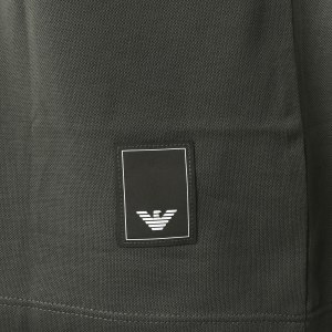 Image number 4 for Emporio Armani Logo Collar Polo Grey